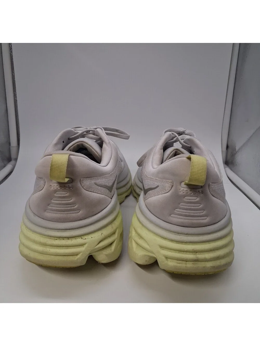 Hoka Bondi 8 Womens Size 11B Cream Vanilla Running Walking Shoes 1127952 CMV